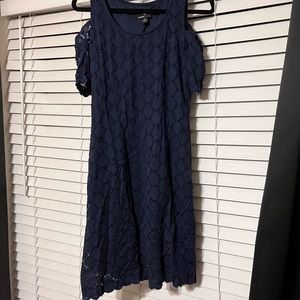 Navy blue lace dress size 12